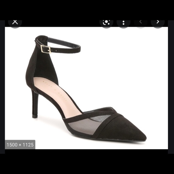 Kelly & Katie Shoes - NIB Kelly & Katie KK-ZADIEN Black Mesh Heels